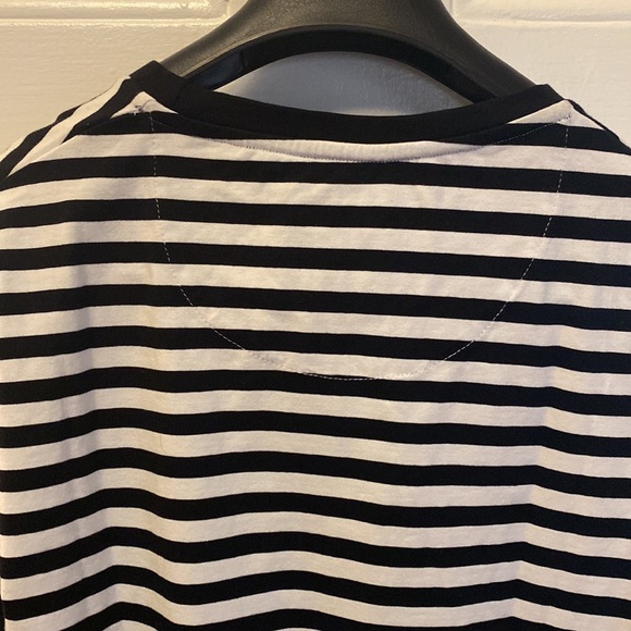Denim & Flower Black & White stripe long sleeve jersey - Picture 4 of 12
